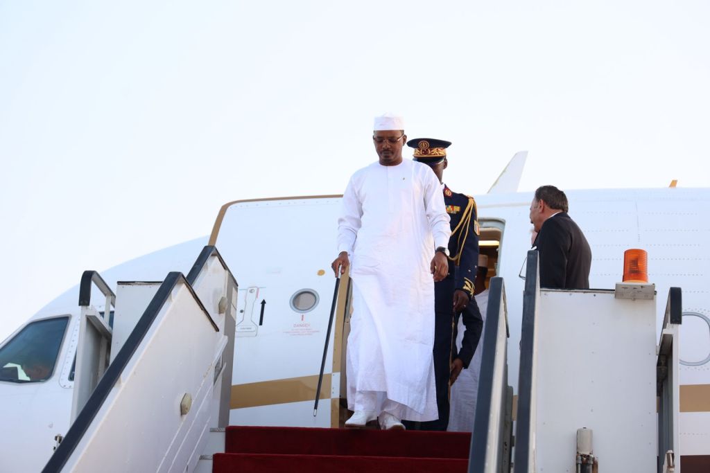 Tchad Egypte Arriv E Du Chef De Letat Al Alamein Pour Une Visite De Travail