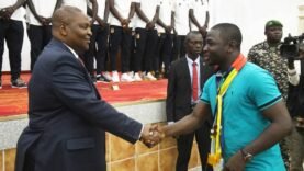 le président Touadera félicite les Fauves locaux pour leur qualification au Chan 2025