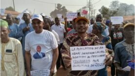 Grande mobilisation à Bambari pour soutenir la candidature du Président Touadera aux élections de 2025