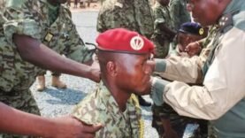 une cérémonie de remise de grades à Bangui