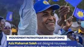 Aziz Mahamat Saleh, nouveau Secrétaire Général du MPS, exprime sa gratitude et son engagement
