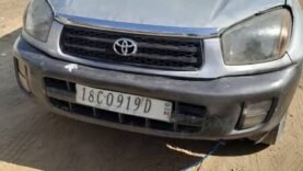 Le Toyota RAV4 volé retrouvé à Goudji