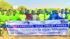 Adré : Un match de football pour renforcer la cohésion sociale entre réfugiés et hôtes