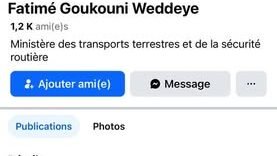 Attention aux arnaques en ligne : La ministre Fatimé Goukouni Weddeye n&rsquo;est présente sur aucun réseau social