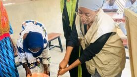 formation et distribution nutritionnelle par Konoum Toullo au Centre de Santé de Farcha