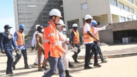 Le ministre des Infrastructures inspecte les chantiers de SOGEA SATOM à N&rsquo;Djaména