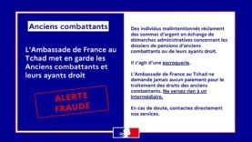 Alerte Cruciale de l&rsquo;Ambassade de France au Tchad : Informations Essentielles pour Anciens Combattants, Familles et Ayants Droit – Ne Manquez Pas Ces Détails Importants !
