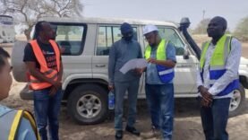 Visite de l&rsquo;Inspecteur Général du Ministère des Infrastructures sur le Chantier Djermaya-Massaguet : Insights Cruciaux et Impact sur le Développement Local