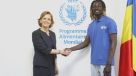 Casimir Betel, champion tchadien, devient ambassadeur pour le PAM afin de lutter contre la faim