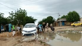 Circulation cauchemardesque à N&rsquo;Djamena sous la pluie