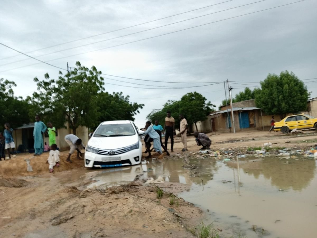 Circulation cauchemardesque à N&rsquo;Djamena sous la pluie