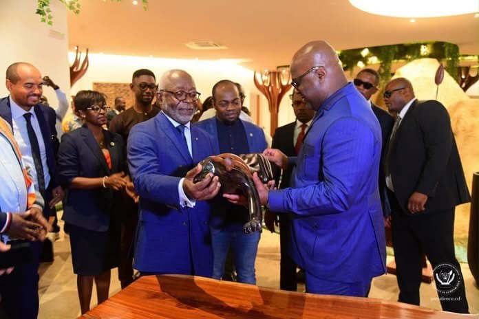 Visite inspirante de Tshisekedi à la Zone Industrielle de Nkok