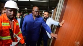 Félix-Antoine Tshisekedi visite la zone industrielle de Nkok