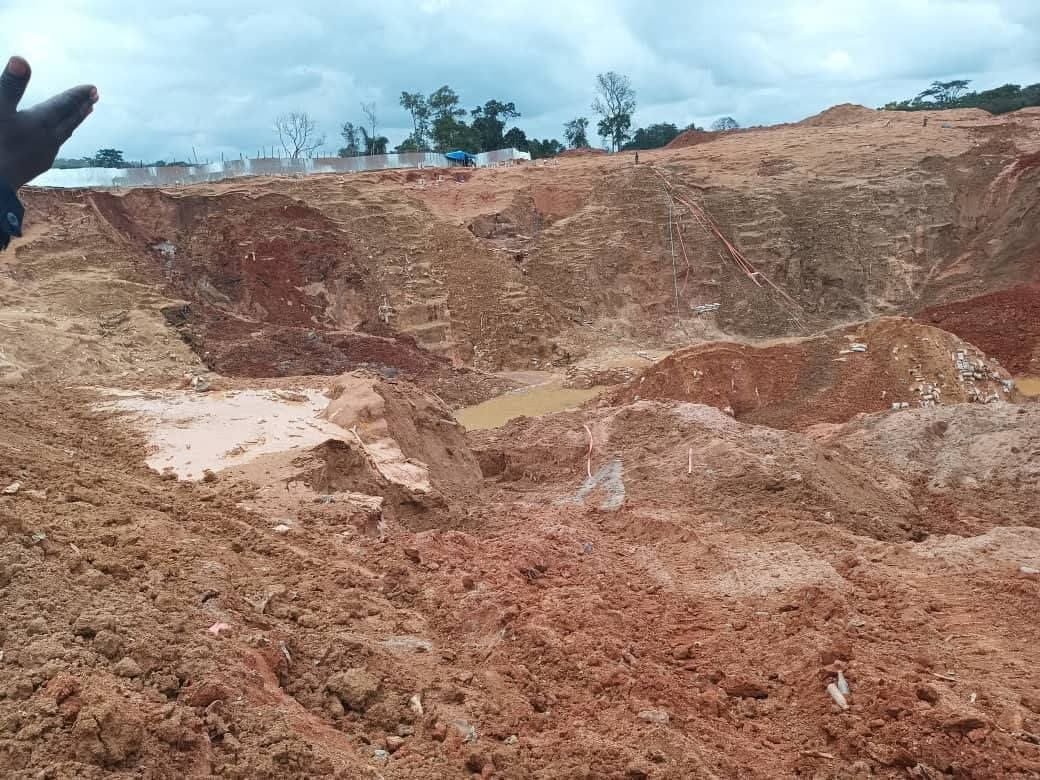 Zamboye : Arrêt des travaux suite à un glissement de terrain