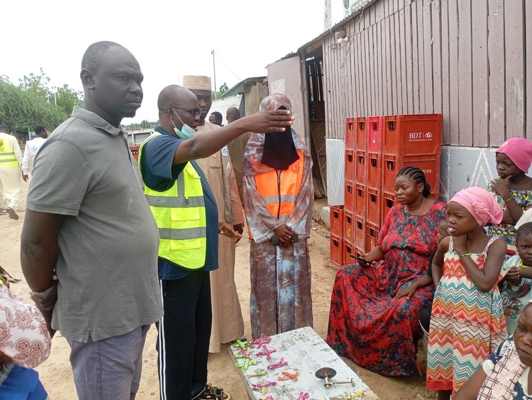 Sensibilisation au choléra à Djougoulier par N&rsquo;Djaména 1er