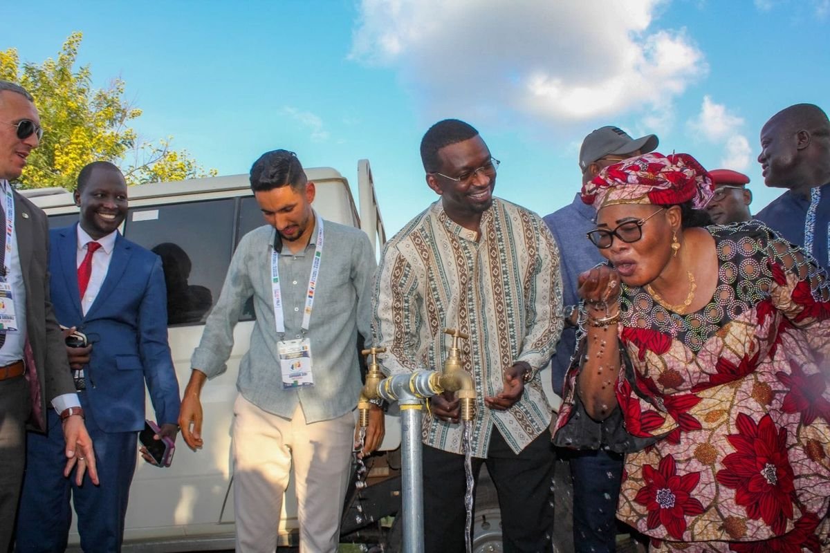 Inauguration d&rsquo;un nouveau château d&rsquo;eau au lycée Joseph Brahim Seïd
