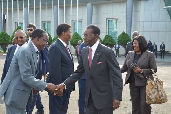 Obiang Nguema Mbasogo en route vers Moscou pour le Sommet