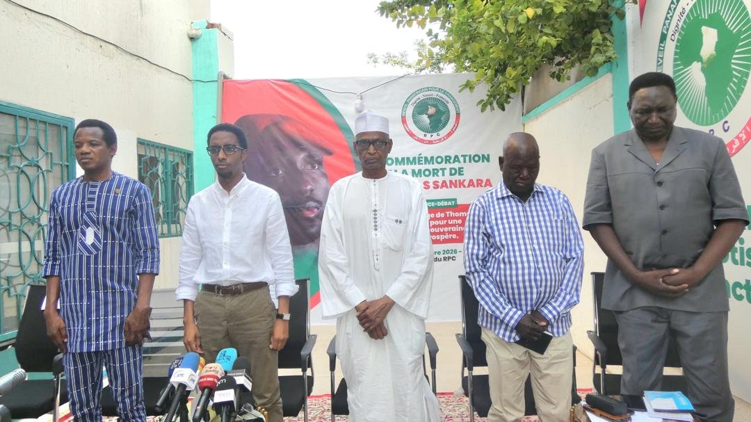 Tchad : hommage du RPC à Thomas Sankara pour les 39 ans