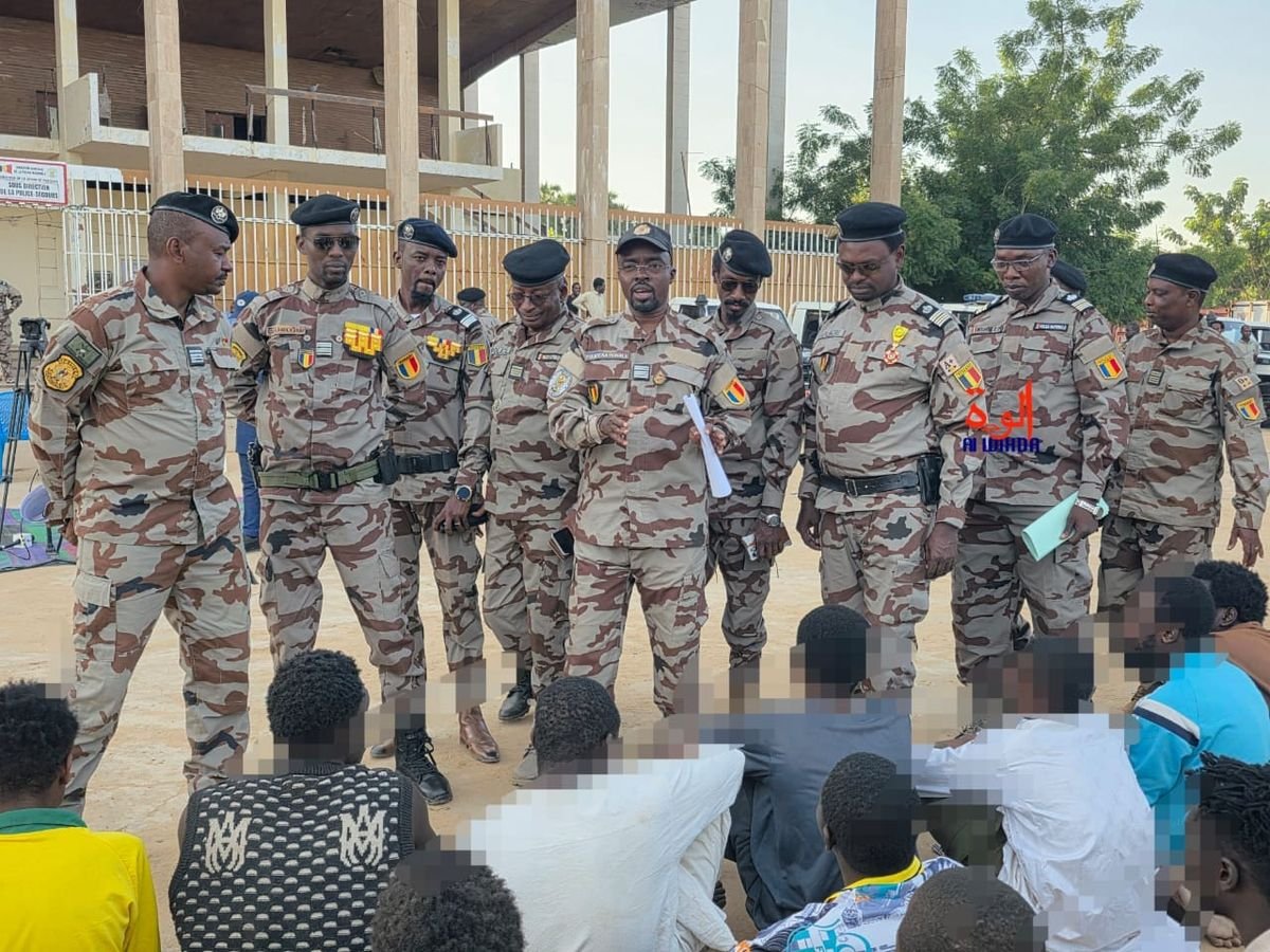 Tchad : 47 suspects arrêtés et saisies impressionnantes à N&rsquo;Djamena